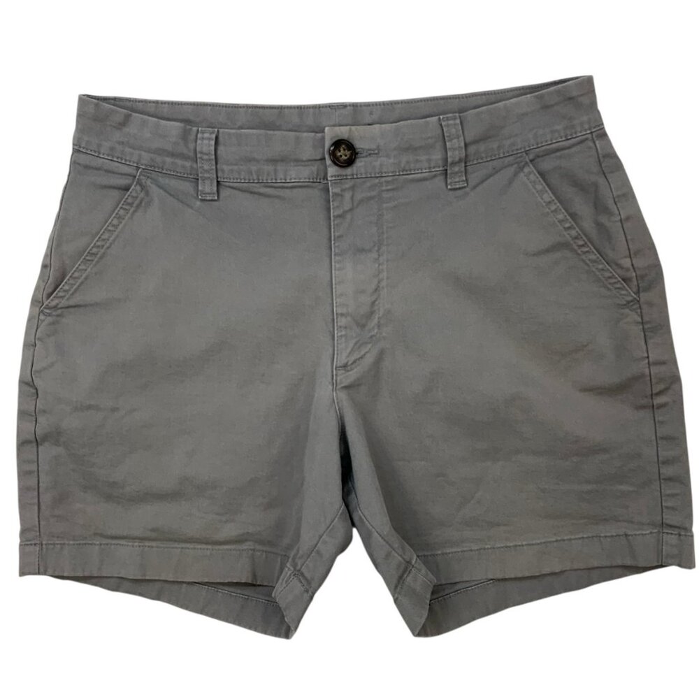 Chubbies Mens Flat Front Shorts 30 Gray Regular Fit